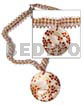 Clear & Brown Glass Beads