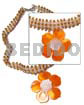 Clear & Brown Glass Beads