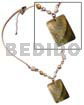 40mm Rectangular Blacklip Pendant Troca