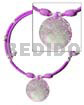 Lilac 2-3mm Coco Heishe Wire