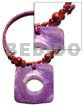 Lavender 45mmx45mm Rectangular Hammershell In