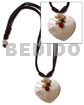 50mm Heart Hammershell In Wax
