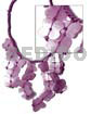 Subdued Lavender Macrame Dyed Dangling