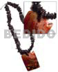 Black 12mm Coco Stick Orange