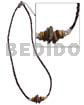 Glass Beads Brownlip Chunks Combination