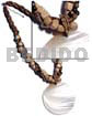 3 Rows Twisted 7-8mm Coco