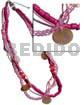 3 Layers 2-3mm Coco Heishe,glass