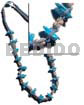 Aqua Blue Macrame Matching Dyed