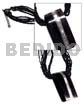 5 Layers Black Glass Beads