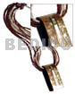 5 Layers Brown/ Beige Glass