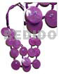 25mm Lavender Capiz Shells In