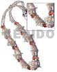 3 Layers White Beads And