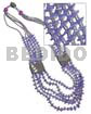 5 Graduated Flat Rows Lilac