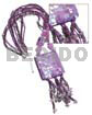 4 Rows Glass Beads, 2-3mm