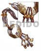 Tassled 4 Rows Glass Beads