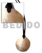 Leather Thong 40mm Round Brown