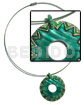 Coated Green Cable Wire Neckline