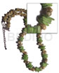 Green Mongo Shells White Rose