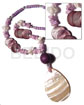 55mmx47mm Kabibe Teardrop Pendant White