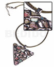 Triangle 50mm Glistening Abalone In