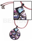 Teardrop 50mmx42mm Glistening Abalone In