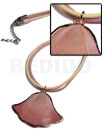 Light Pink And Yellow Leather