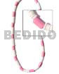 4-5mm White Clam Pastel Pink