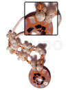 2-3mm Pink Luhuanus Heishe Dotted