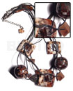 4 Rows Black Cord 2pcs