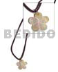 Cord 25mm Flower Groove Pendant