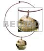 Nickel-free Silver Hoop Ring Scallop