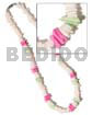White Rose Pink/green Combination