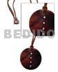 Round Black Tab 60mm Pendant