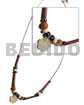 Wax Cord Coco Pokalet/wood Beads/bamboo