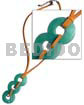 3 Aqua Blue Dyed Hammershell
