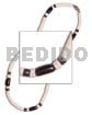 4-5mm White Clam Black Buri