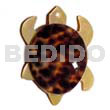 MOP Turtle Cowrie Back Shell