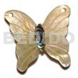 40mm Butterfly MOP Paua Abalone