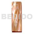 40mmx15mm Brownlip Resin Backing