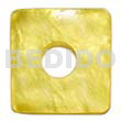 40mmx40mm Square Yellow Hammershel 15mm