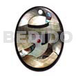 Shell Inlaid Oval Lady