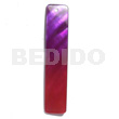 50mmx10mm Rectangular Two Tone Red-purple