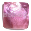 35mm Square Hammershell Pendant /
