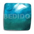 35mm Square Hammershell Pendant /