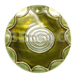 Handpainted And Colored Round 55mm