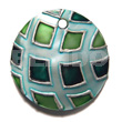 Handpainted And Colored Round 35mm