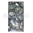 Flat 30mmx15mm Rectangle Laminated Blacklip