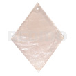 40mmx29mm Natural White Capiz Diamond