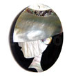 50mmx38mm Oval Pendant /elegant Hat