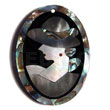 50mmx38mm Oval Pendant /elegant Hat